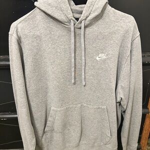 Nike Men's Light Gray Hoodie